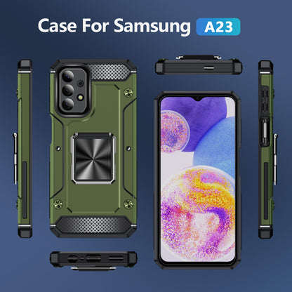 General Rugged Galaxy A23 Case Built-in Kickstand