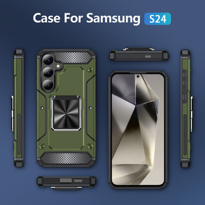 General Rugged Galaxy S24 Case Built-in Kickstand