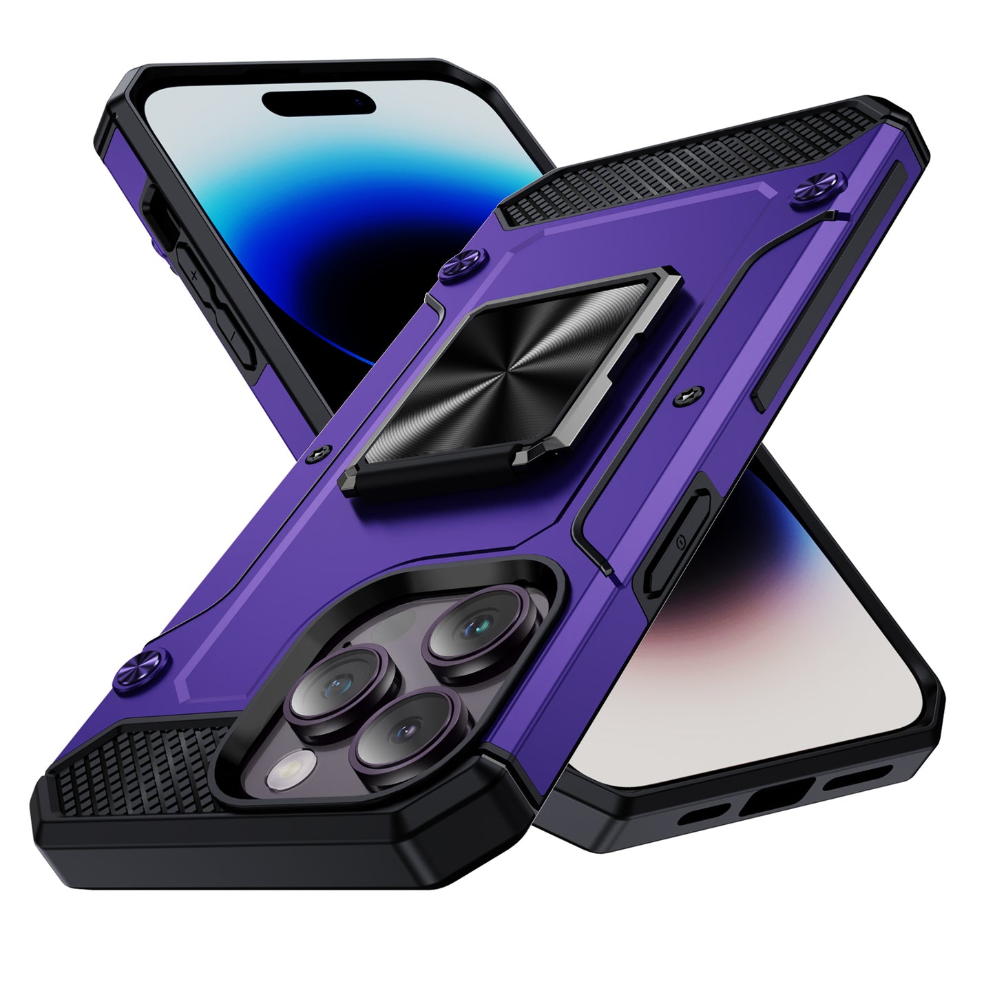 General Rugged iPhone 12 Case Built-in Kickstand