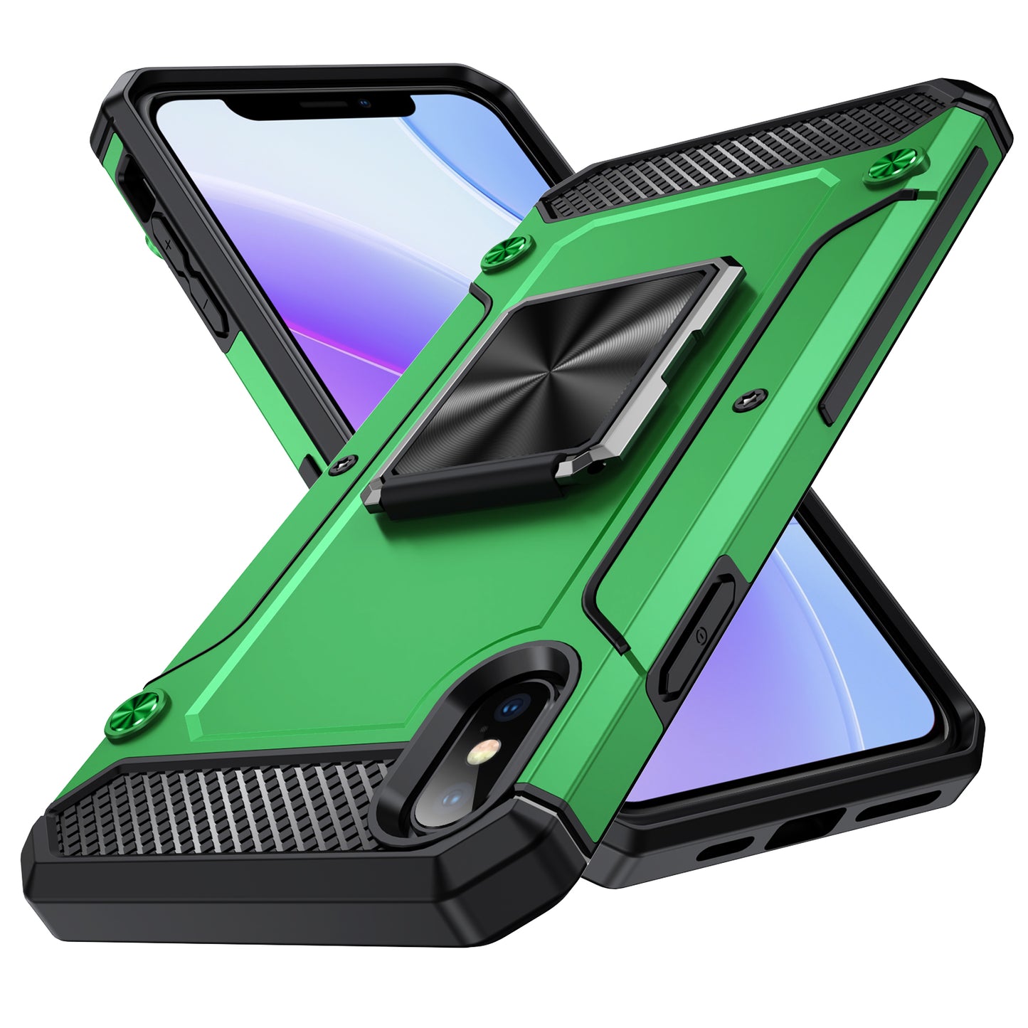 General Rugged iPhone Xs Max Case Built-in Kickstand