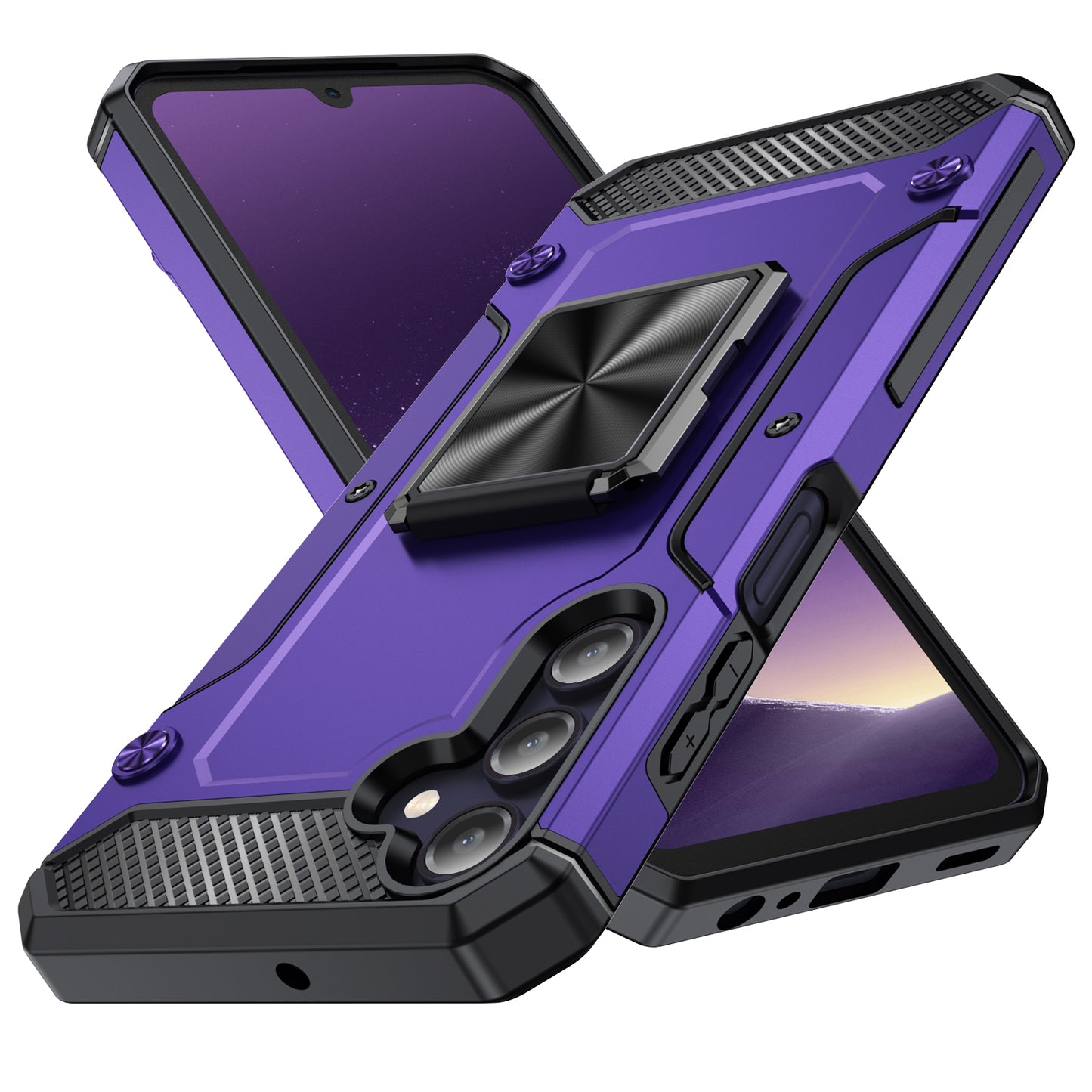 General Rugged Galaxy A15 Case Built-in Kickstand