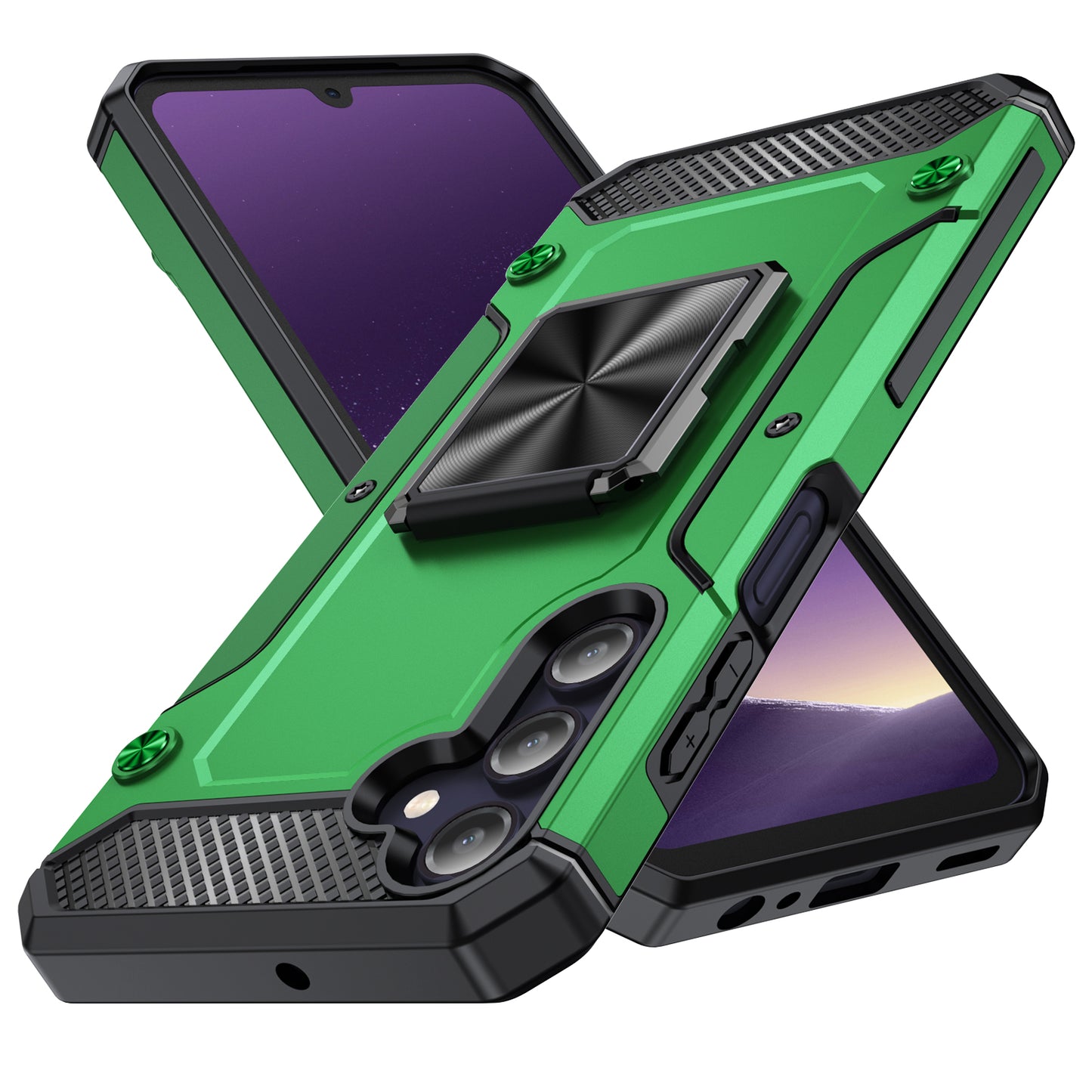 General Rugged Galaxy A15 Case Built-in Kickstand