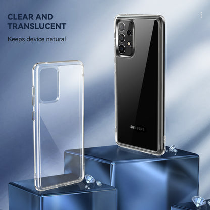 Crystal Hard PC Rubber TPU Combo Galaxy A72 Case