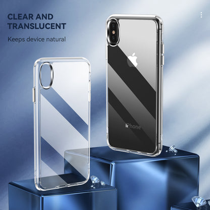 Crystal Hard PC Rubber TPU Combo iPhone X Xs Case