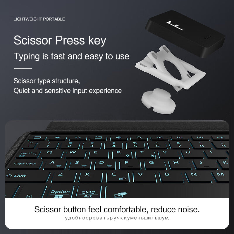 Buckle Detachable Slim Leather Keyboard Galaxy Tab S10 Case