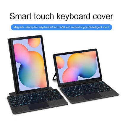 Buckle Detachable Slim Leather Keyboard Galaxy Tab S6 Lite Case