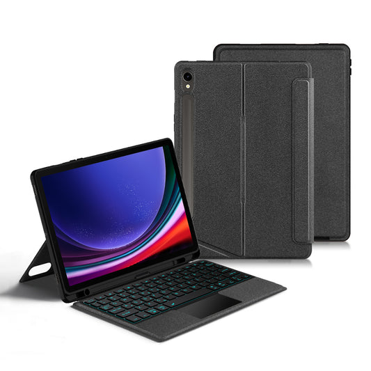 Buckle Detachable Slim Leather Keyboard Galaxy Tab S9 FE Case