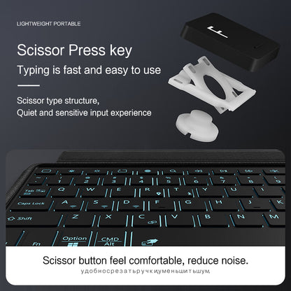 Buckle Detachable Slim Leather Keyboard Galaxy Tab S9 Case