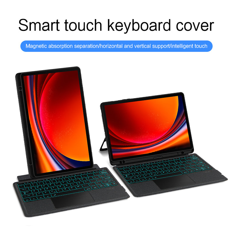 Buckle Detachable Slim Leather Keyboard Galaxy Tab S9+ Case