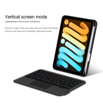 Buckle Detachable Slim Leather Keyboard iPad Mini 7 Case