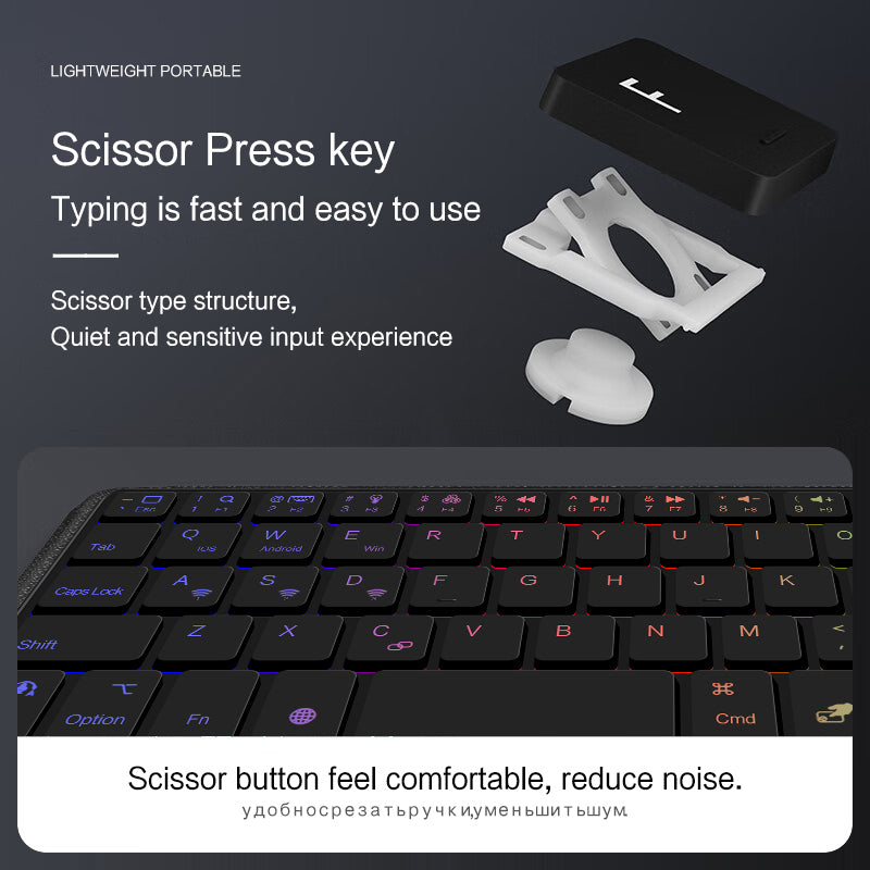 Dissociable Hem 3-backlit Touchpad Keyboard Apple iPad Mini 6 Case