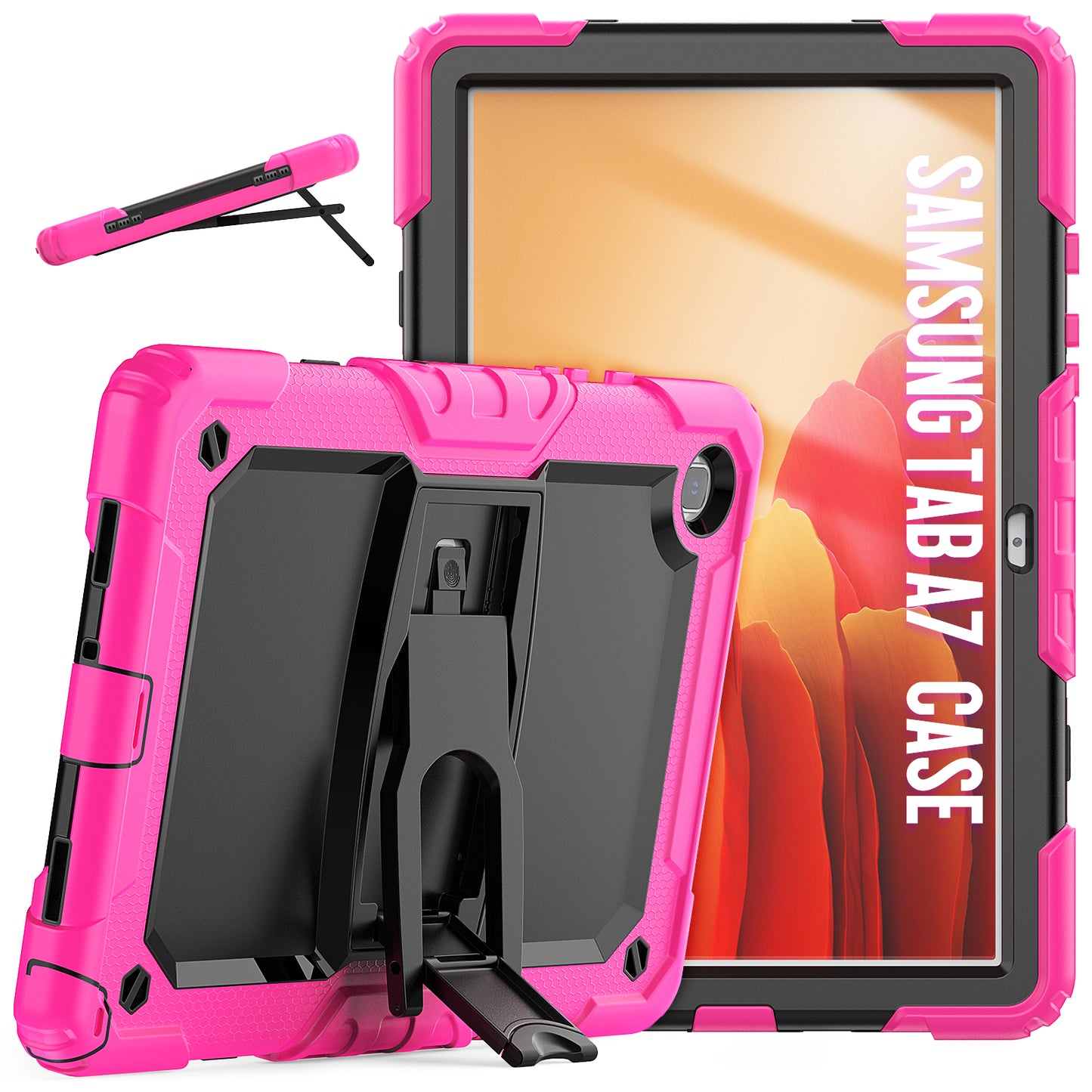 Kickstand Lanyard Strap Galaxy Tab A7 Case