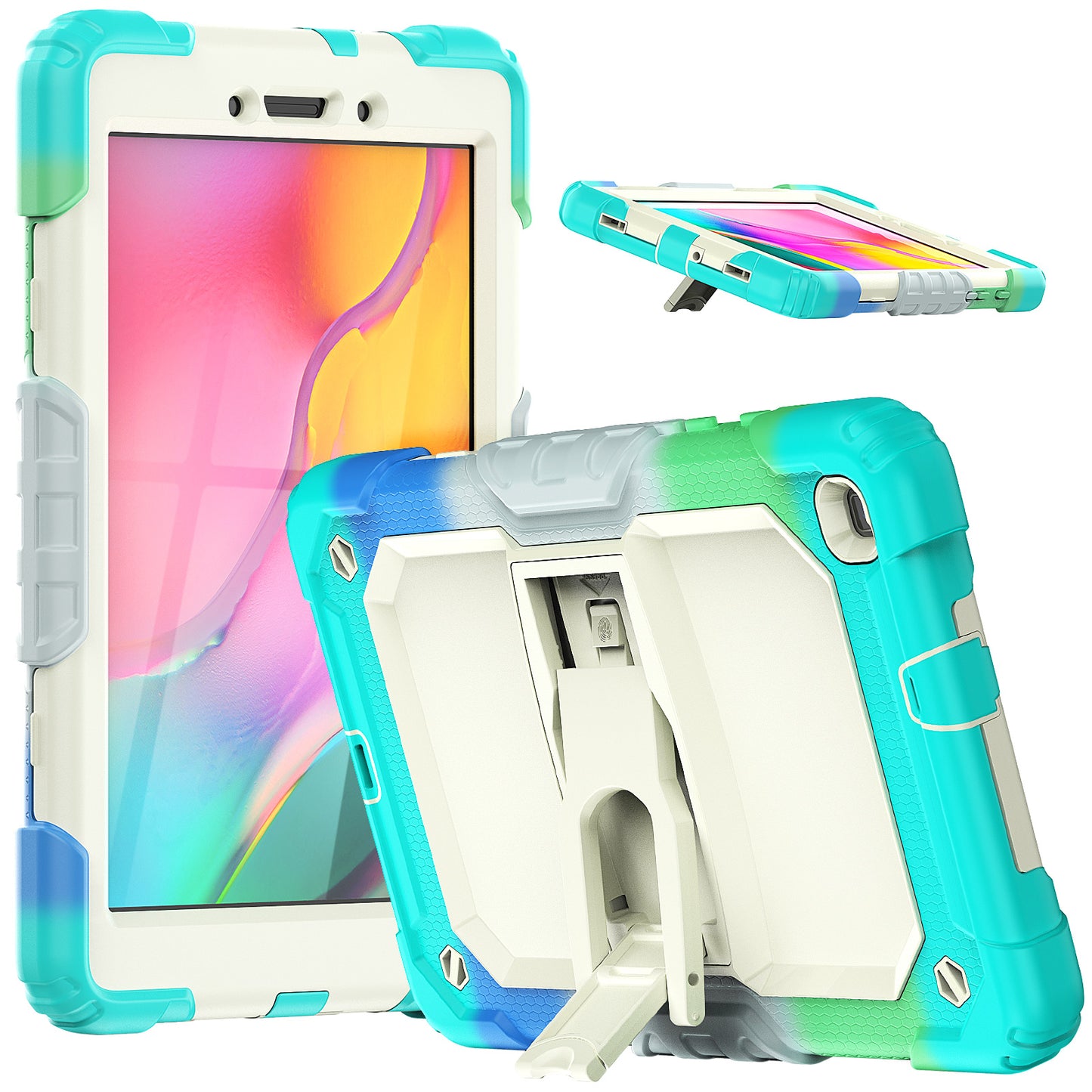 Kickstand Lanyard Strap Galaxy Tab A 8.0 2019 Case