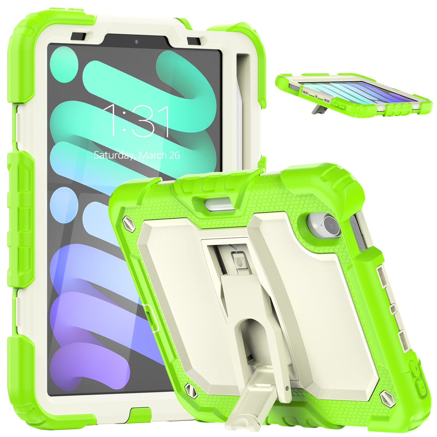 Kickstand Lanyard Strap iPad Mini 6 Case