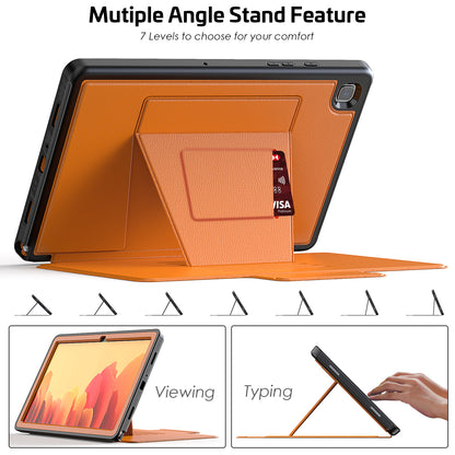 Smart Multiple Stand Galaxy Tab A7 Lite Case Leather