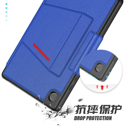 Smart Multiple Stand Galaxy Tab A8 Case Leather