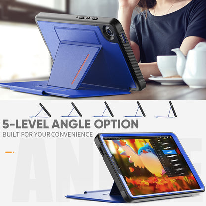 Smart Multiple Stand Galaxy Tab A9 Case Leather