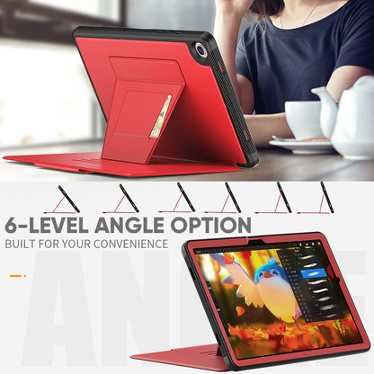 Smart Multiple Stand Galaxy Tab A9+ Case Leather