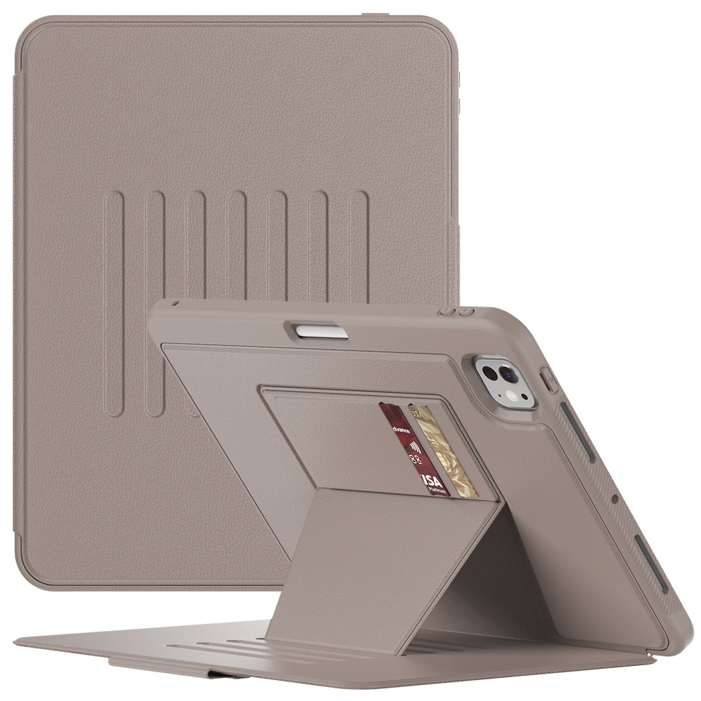 Smart Multiple Stand iPad Pro 11 2024 Case Leather