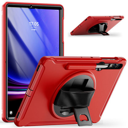 Spider Man Genuine Leather Hand Strap Galaxy Tab S9+ Case