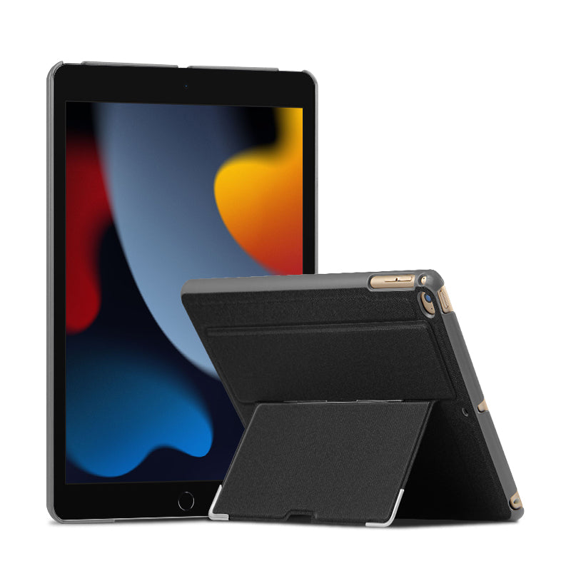 Hinge Leather Stand Apple iPad 7 Case TPU Combo