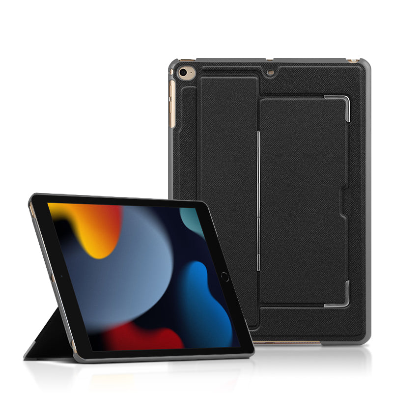 Hinge Leather Stand Apple iPad 7 Case TPU Combo