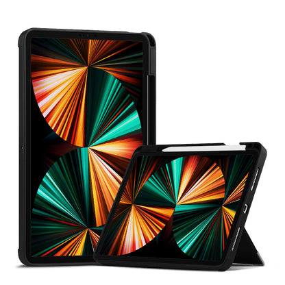 Hinge Leather Stand Apple iPad Pro 12.9 (2018) Case TPU Combo