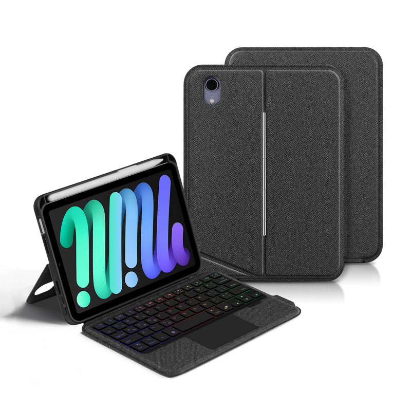 Dissociable Hem 3-backlit Touchpad Keyboard iPad Mini 7 Case