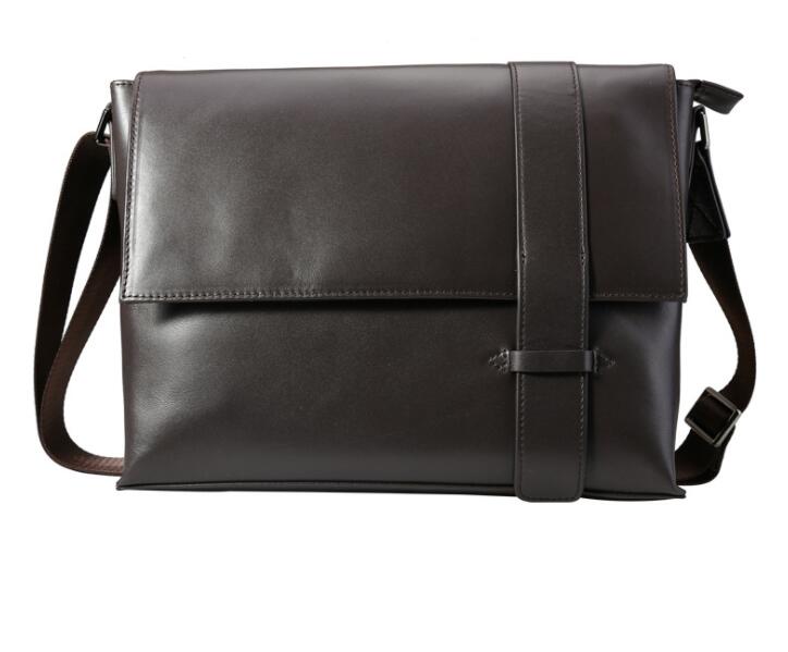 Men's Genuine Leather Handbag Tablet Bag Trendy Fashion Casual