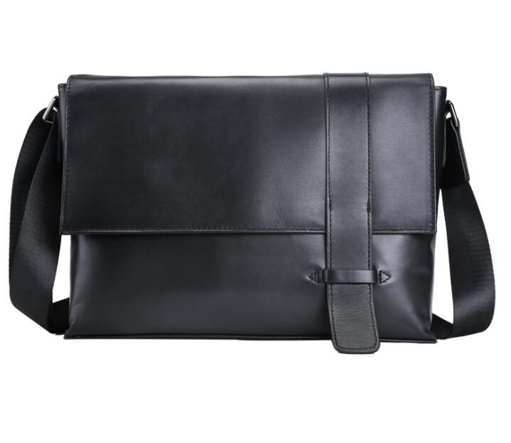 Men's Genuine Leather Handbag Tablet Bag Trendy Fashion Casual