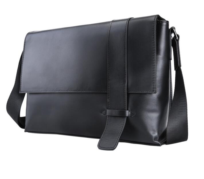 Men's Genuine Leather Handbag Tablet Bag Trendy Fashion Casual