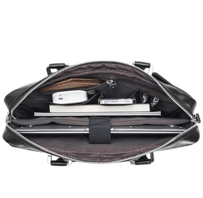 Men's Genuine Leather Briefcase Laptop Bag Business Simple