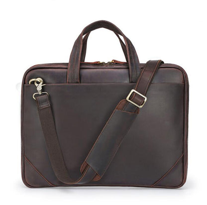 Men's Genuine Leather Briefcase Laptop Bag Ultra-thin Business