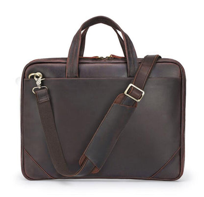 Men's Genuine Leather Briefcase Laptop Bag Ultra-thin Business