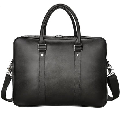 Men's Genuine Leather Briefcase Laptop Bag Business Multi-function