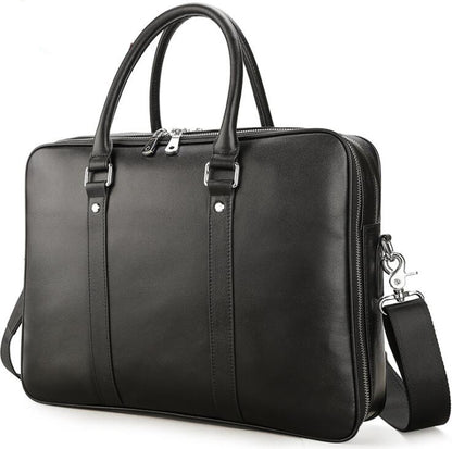 Men's Genuine Leather Briefcase Laptop Bag Business Multi-function