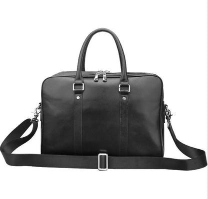 Men's Genuine Leather Briefcase Laptop Bag Business Multi-function