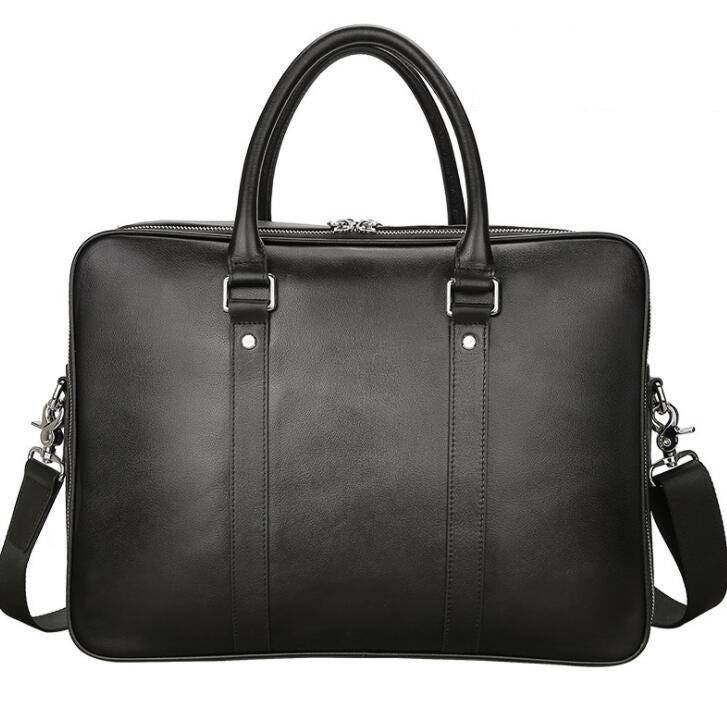 Men's Genuine Leather Briefcase Laptop Bag Business Multi-function