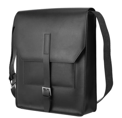 Men's Genuine Leather Messenger Bag Tablet Large Capacity Business Fashion