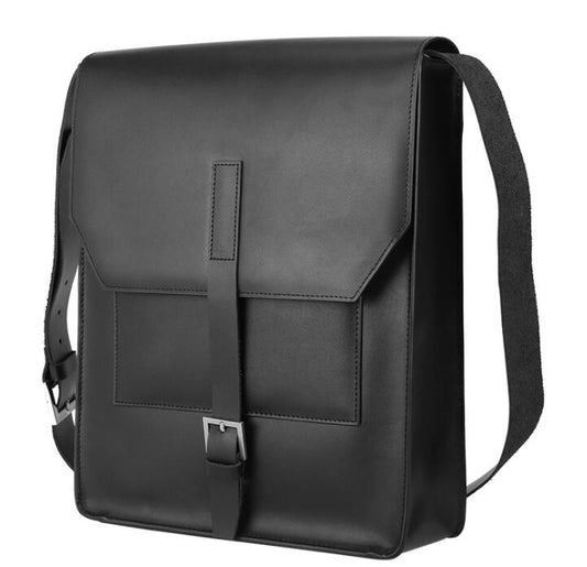 Men's Genuine Leather Messenger Bag Tablet Large Capacity Business Fashion