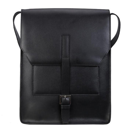 Men's Genuine Leather Messenger Bag Tablet Large Capacity Business Fashion