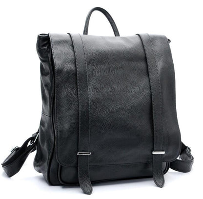 Men's Genuine Leather Backpack Laptop Bag Fashionable Multi-function Travel Outdoor