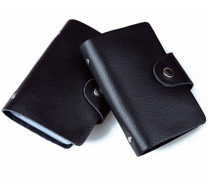 Men's Genuine Leather Business Card Case Large-capacity Page 26