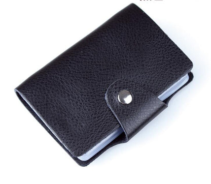 Men's Genuine Leather Business Card Case Large-capacity Page 26