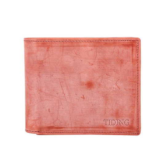 Women's Genuine Leather Wallet British Fashion Vegetable Tanned Short Casual