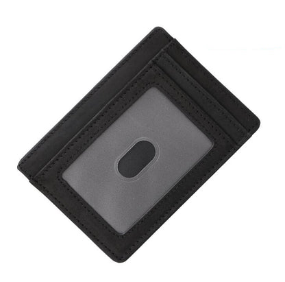 Men's Genuine Leather Wallet Money Clip RFID Anti-magnetic Personal