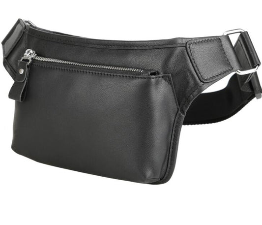 Men's Genuine Leather Fanny Pack Waist Bag Phone Outdoor Multifunctional Sports