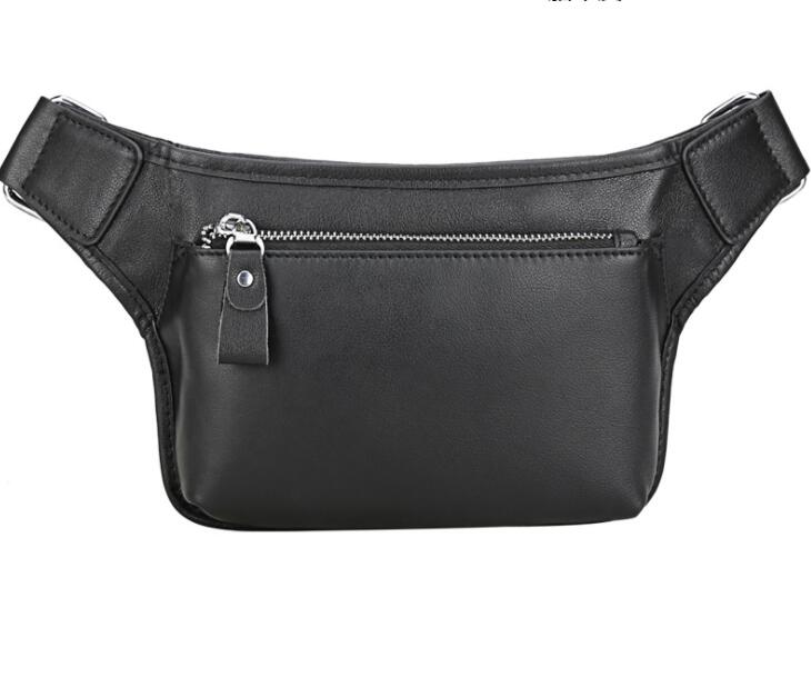 Men's Genuine Leather Fanny Pack Waist Bag Phone Outdoor Multifunctional Sports